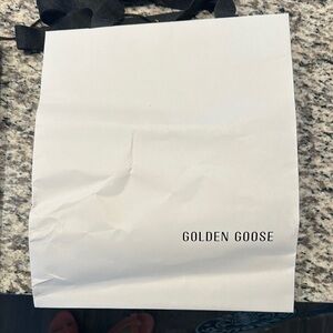 Golden Goose Cream paper Bag